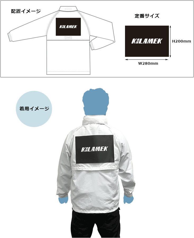 配置&着用イメージ