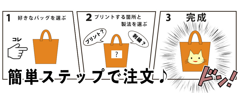 簡単ステップ