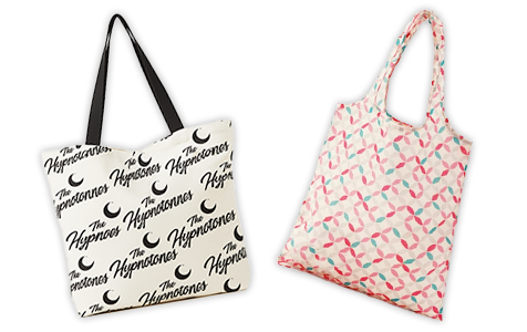 全面プリントで製作したトートバッグのイメージ図