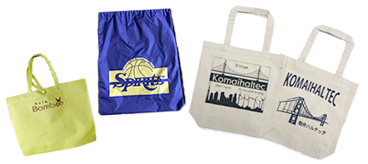 全面プリントで製作したトートバッグのイメージ図