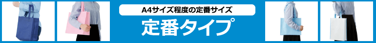 定番タイプ：A4サイズ程度の定番サイズ