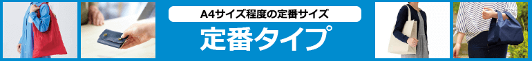 定番タイプ：A4サイズ程度の定番サイズ