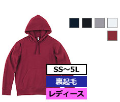 サイズ-SS~5L カラー数-5色 裏起毛