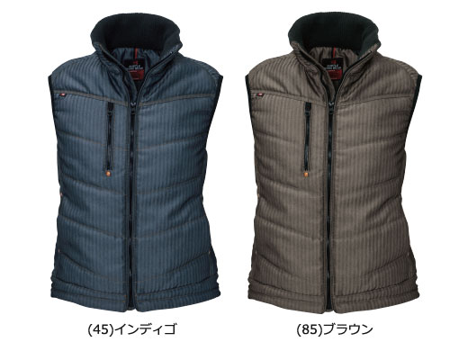 (45)インディゴ、(85)ブラウン