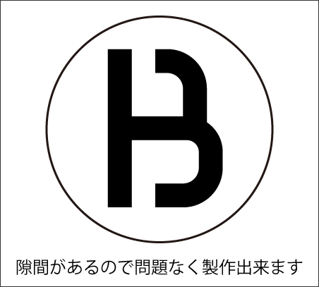 隙間があるので問題なく製作出来ます