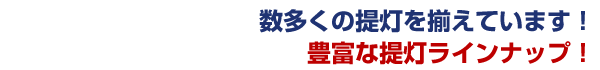 数多くの提灯を揃えています！豊富な提灯ラインナップ！