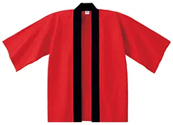 カラー法被（レッド）の画像