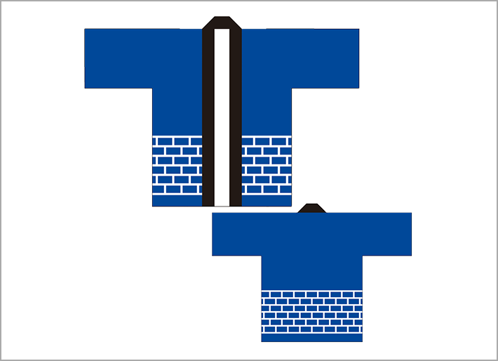 腰柄見本：一の字繋ぎ柄