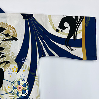 袖部分のアップ