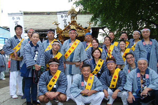 お祭り用再現法被の実績画像