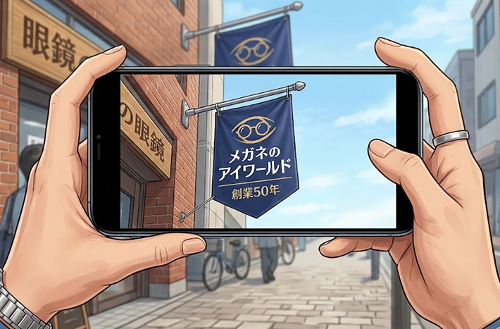 カメラの向きは横向きにするイメージ