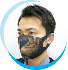 抗ウイルス縫い合わせマスク