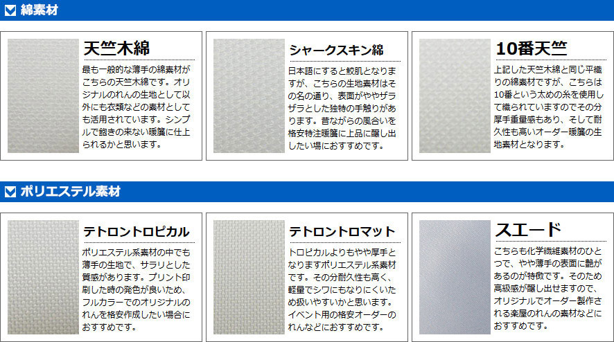 生地一覧