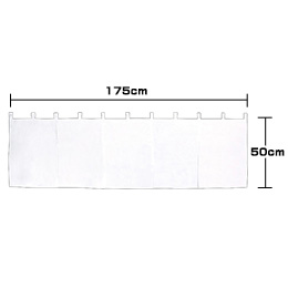 5巾のれん(天竺)(共チチタイプ)(無地のれん)