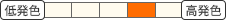 【発色チャート】やや高発色