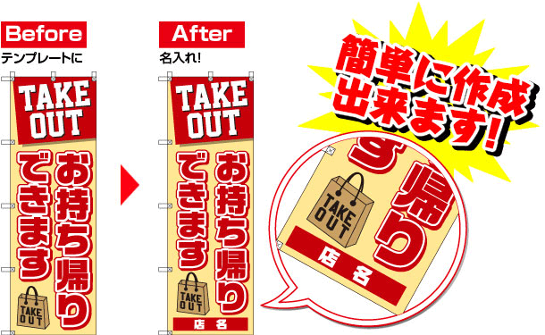 簡単に作成できます。