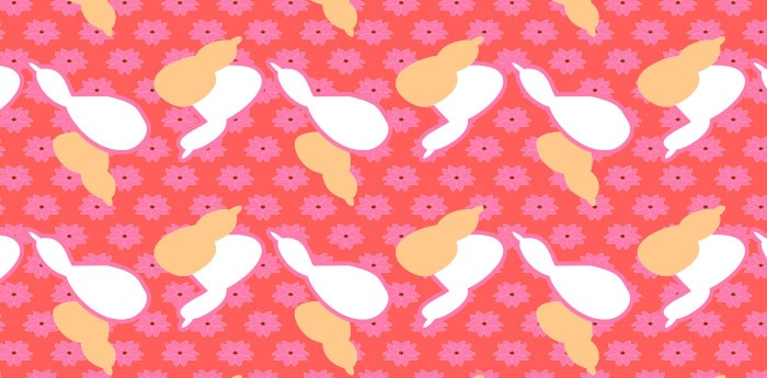 瓢箪(ひょうたん)文様のイメージ画像