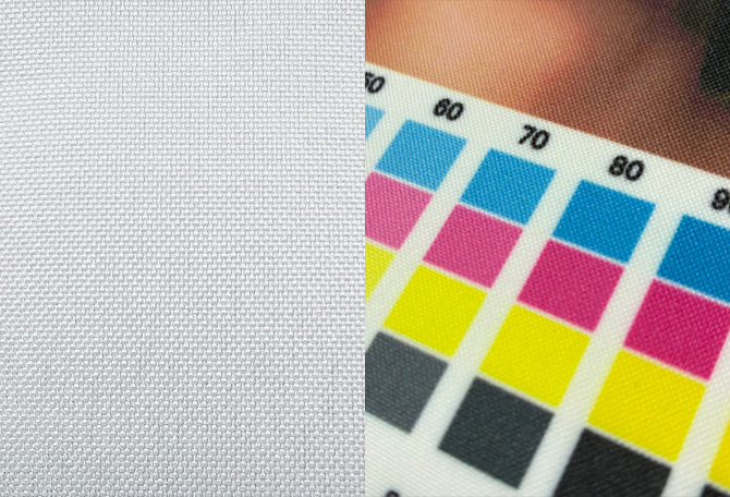 サテンの生地見本