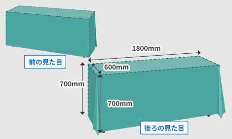 全面隠すタイプ（半ボックス型）